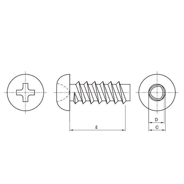 【個人宅配送不可】ＳＵＮＣＯ 4547733443057 【10000個入】 直送 代引不可 三価ブラック ＃0−1 ＋ Pタイナベ 1．7 X 4．0