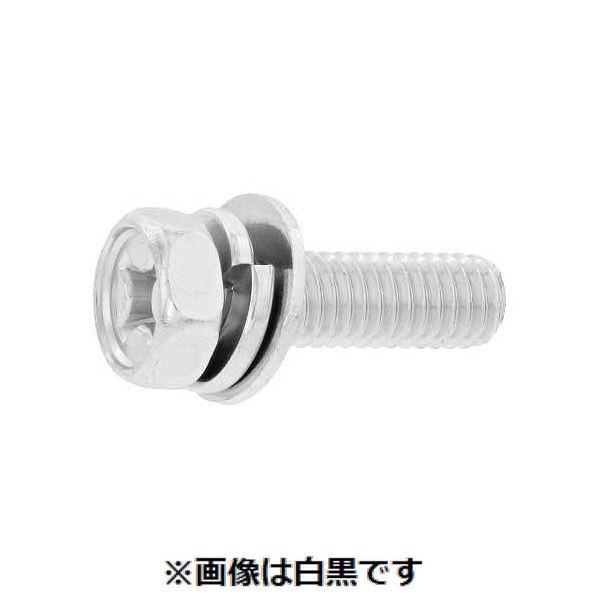 【個人宅配送不可】【個数：50個】ＳＵＮＣＯ 4547733502242 【50個入】 直送 代引不可 三価ホワイト B19 ＋ アプセットP＝3 12 X 35