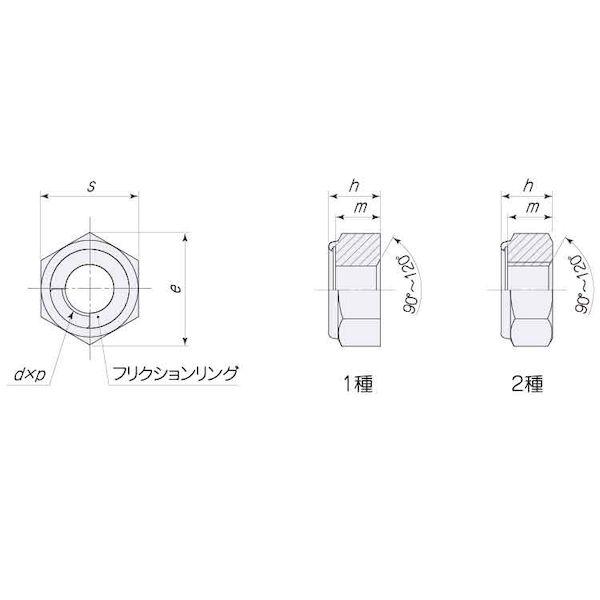 【個人宅配送不可】【個数：400個】ＳＵＮＣＯ 4547733775332 【400個入】 直送 代引不可 三価ホワイト GUナット 2種 M12_1