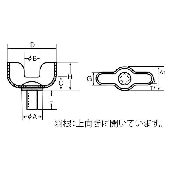 【個人宅配送不可】【個数：300個】ＳＵＮＣＯ 4547733931677 【300個入】 直送 代引不可 SUSプレス蝶BT D＝21 4 X 15_1