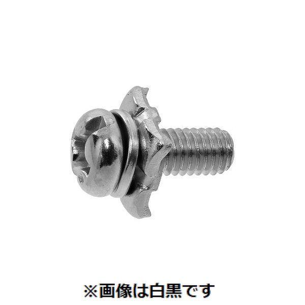 【個人宅配送不可】ＳＵＮＣＯ 4547809162011 【2000個入】 直送 代引不可 三価ホワイト 端子ねじ＋−ナベSH形 角座6．5X1．2対辺押 3．5X8 2