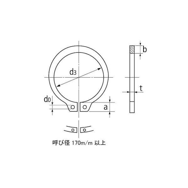 【人間宅送りとどける不可】【個数：1個】ＳＵＮＣＯ 4548325383638 直送 代引不可 SUS C形打ちきり輪 軸用 羽島製 S−240
