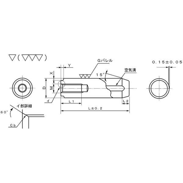 【個人宅配送不可】【個数：100個】ＳＵＮＣＯ 4548325420647 【100個入】 直送 代引不可 内ねじ付きダウエルピン TMDP 10 X 50 M6_1