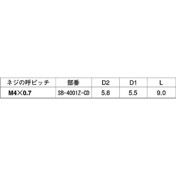 【個人宅配送不可】ＳＵＮＣＯ 4548325475340 【2500個入】 直送 代引不可 カドミレス BSビット スタンダードZタイプ SB−3001ZCD_2