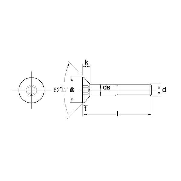ＳＵＮＣＯ 4548325661453  直送 代引不可 SUSシールビス ナベ小ネジ 6 X 15