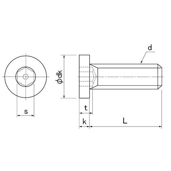 【個人宅配送不可】ＳＵＮＣＯ 4548325543698 【1000個入】 直送 代引不可 ステンレス 小頭NSローヘッド 4 X 16