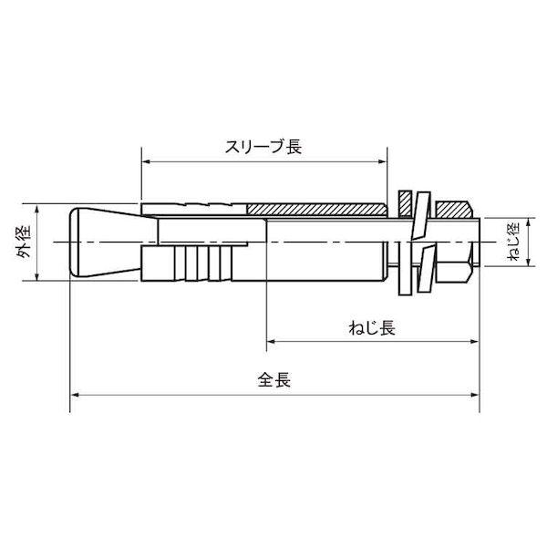 【個人宅配送不可】【個数：50個】ＳＵＮＣＯ 4548325578294 【50個入】 直送 代引不可 SUS ルーティセットアンカー BS−10120_1