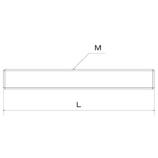 【個人宅配送不可】【個数：1個】ＳＵＮＣＯ 4548325861242 直送 代引不可 SUS寸切 M30X2000