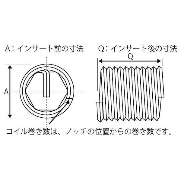 【個人宅配送不可】【個数：100個】ＳＵＮＣＯ 4548325863727 【100個入】 直送 代引不可 ステン リコイル P＝2．0 M16−1．0D_1