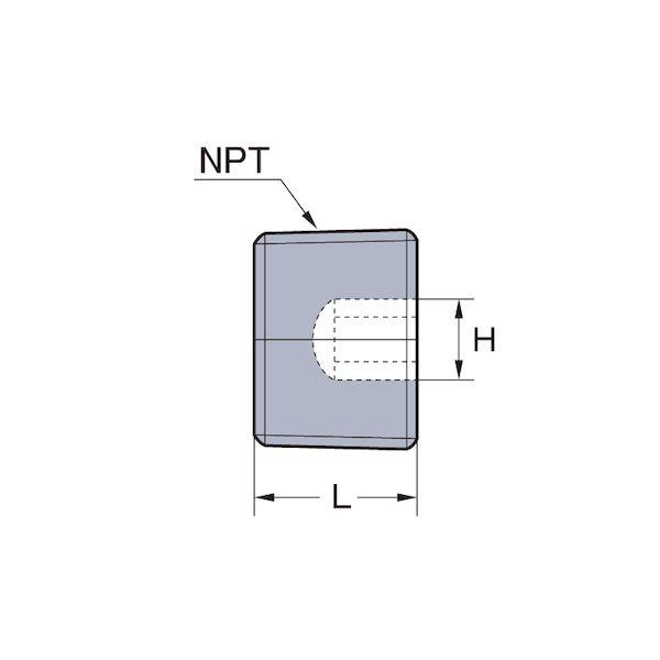 【個人宅配送不可】ＳＵＮＣＯ 4548325876048 【75個入】 直送 代引不可 SUSプラグ 沈み NPT 3／4_1