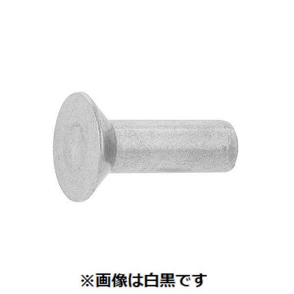 【個人宅配送不可】【個数：500個】ＳＵＮＣＯ 4548833237058 【500個入】 直送 代引不可 銅 皿リベット 4 X 18