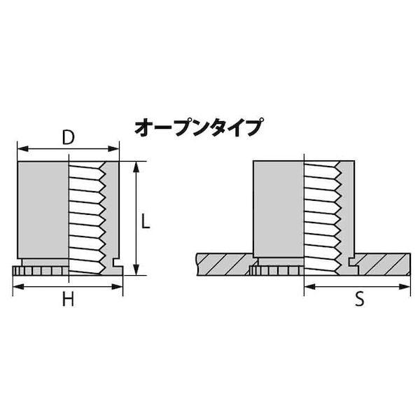 【個人宅配送不可】ＳＵＮＣＯ 4548833409196 【1000個入】 直送 代引不可 POP ステンレス スタンドオフスペーサー SSN310−70L