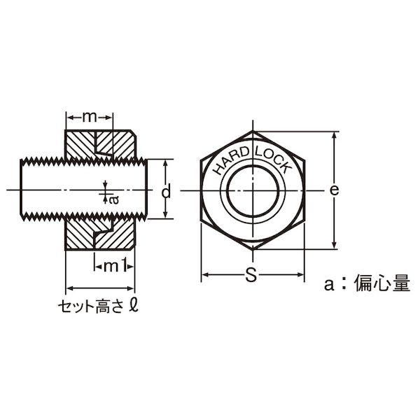 【個人宅配送不可】ＳＵＮＣＯ 4548833689864 【24個入】 直送 代引不可 三価ホワイト S45C ハードロックNセミウス H−2 M33_1