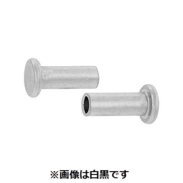 【個人宅配送不可】【個数：500個】ＳＵＮＣＯ 4548833752469 【500個入】 直送 代引不可 真鍮 平中空リベット 5 X 20