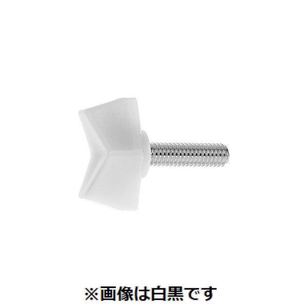 【個人宅配送不可】【個数：500個】ＳＵＮＣＯ 4549388828265 【500個入】 直送 代引不可 三価ホワイト ナイロン蝶ボルト 白 NO．1 3X15