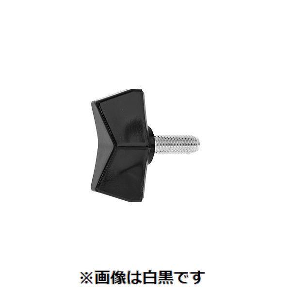 【個人宅配送不可】【個数：110個】ＳＵＮＣＯ 4549388828814 【110個入】 直送 代引不可 三価ホワイト ナイロン蝶ボルト 黒 NO．2 6X45