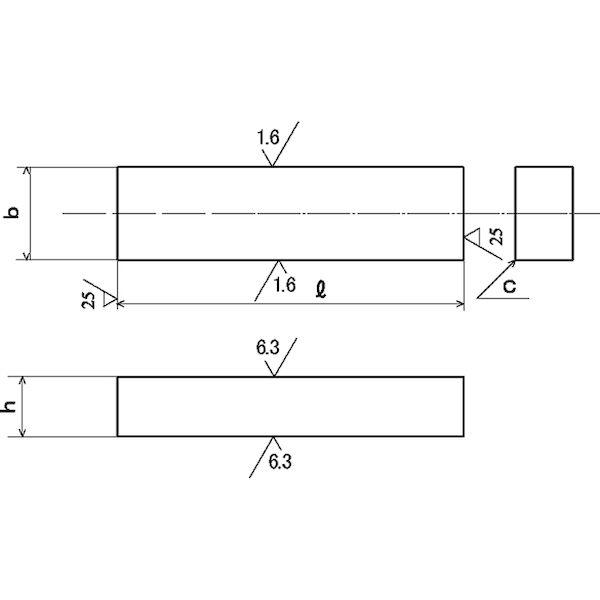 【個人宅配送不可】【個数：100個】ＳＵＮＣＯ 4549638275252 【100個入】 直送 代引不可 JIS S50C 両角キー 7X7X28