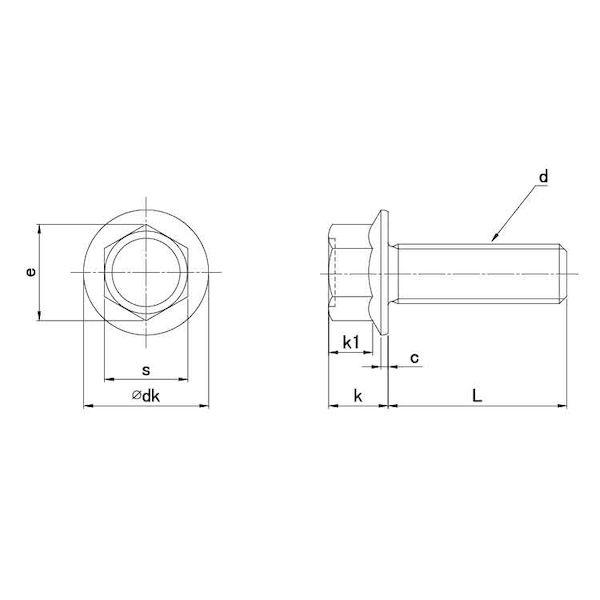 【個人宅配送不可】【個数：100個】ＳＵＮＣＯ 4549638373231 【100個入】 直送 代引不可 SUSフランジBT 2種細目 10X40P1．25