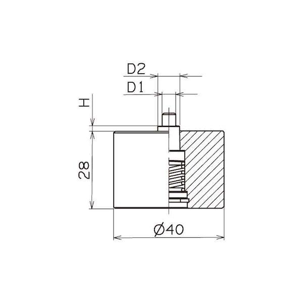 【個人宅配送不可】【個数：1個】ＳＵＮＣＯ 4549638533475 直送 代引不可 カレイナット用治具 KJ−4_1