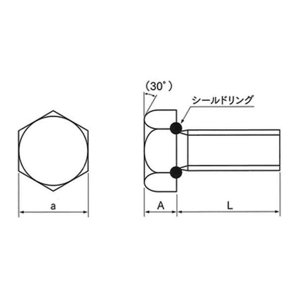 【個人宅配送不可】【個数：200個】ＳＵＮＣＯ 4549663533228 【200個入】 直送 代引不可 ステン シールボルト 全ネジ 6 X 15_1