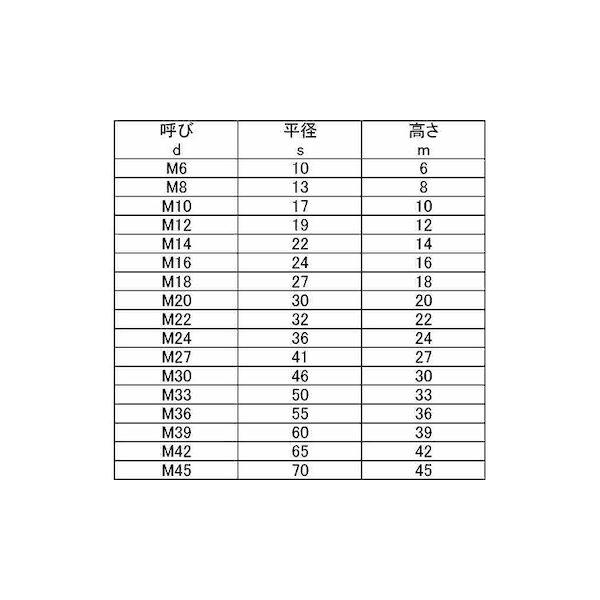 【個人宅配送不可】ＳＵＮＣＯ 4549663616693 【250個入】 直送 代引不可 SUS310S 10割ナット 1種 M10_2