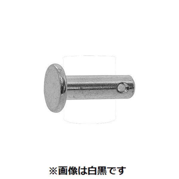 【個人宅配送不可】【個数：100個】ＳＵＮＣＯ 4550186857395 【100個入】 直送 代引不可 三価ホワイト ロットピン ピン穴リベット 6X30