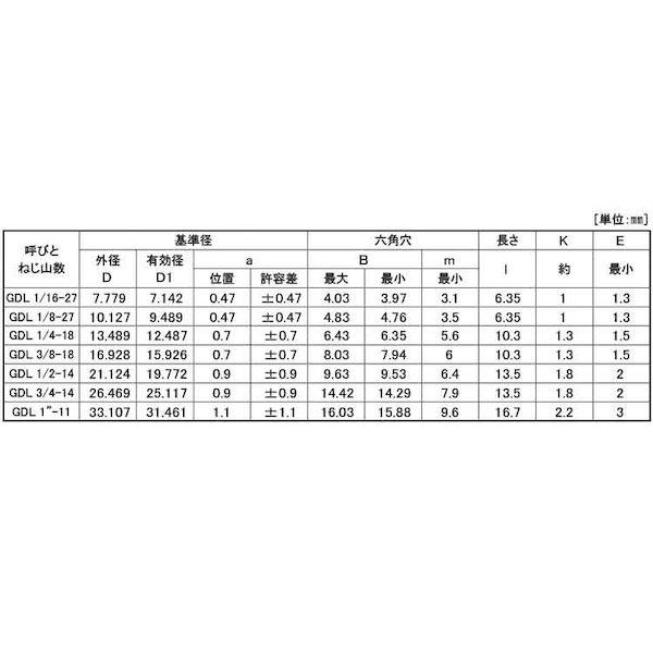 【個人宅配送不可】ＳＵＮＣＯ 4550186890347 【1000個入】 直送 代引不可 DRYシール GOSHOプラグ 沈み NPTF GDL 1／16_2