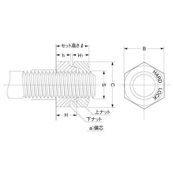 【個人宅配送不可】ＳＵＮＣＯ 4550365064385 【30個入】 直送 代引不可 パーカRZ S45C H HLN薄型細目 M30X2．0_1