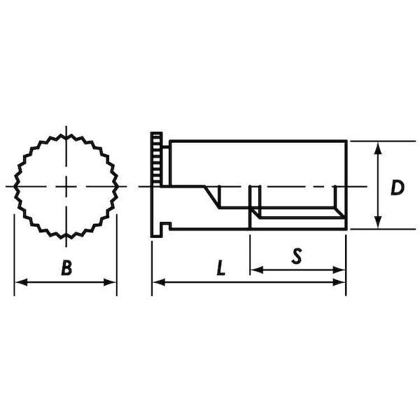 【個人宅配送不可】ＳＵＮＣＯ 4550445062911 【1000個入】 直送 代引不可 コーマ SUS304用 クリンチングスペーサー CKSBH−3−12 その他花・ガーデン・エクステリア・DIY工具