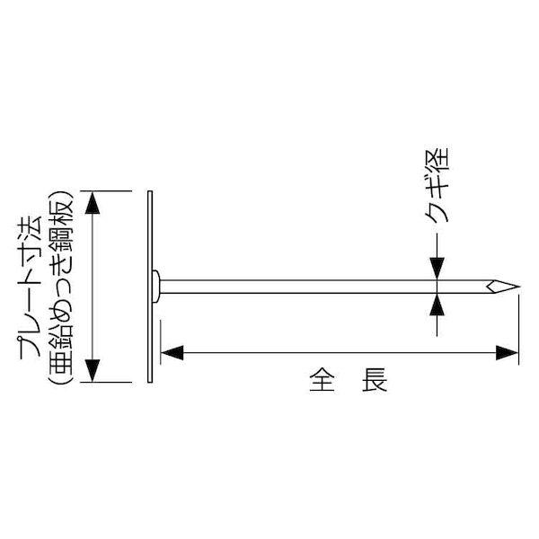 【個人宅配送不可】【個数：1000個】ＳＵＮＣＯ 4550445068203 【1000個入】 直送 代引不可 アルミ スピンドル鋲 軟質 38MM_1