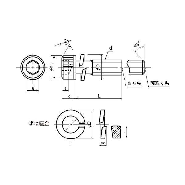 【人間宅送りとどける不可】【個数：500個】ＳＵＮＣＯ 4942131397597 【500個入】 直送 代引不可 BK ステンCAP P＝2 4 X 16