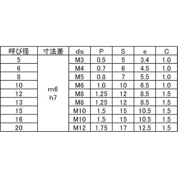 【人間宅送りとどける不可】ＳＵＮＣＯ 4942131613710 【40個入】 直送 代引不可 S45C調質 内螺旋釘付き添い人平行ピンM6 姫野精工所製 20X65 M12