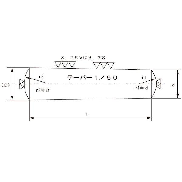 【人間宅送りとどける不可】【個数：1000個】ＳＵＮＣＯ 4942131620404 【1000個入】 直送 代引不可 SUS テーパ−いの一番 姫野精工所製 2．5 X 15