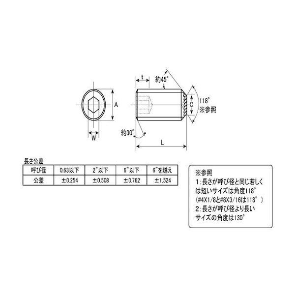 【個人宅配送不可】【個数：100個】ＳＵＮＣＯ 4942131810683 【100個入】 直送 代引不可 HS UNF ギザ先 アンブラコ ＃10−32X3／8_1