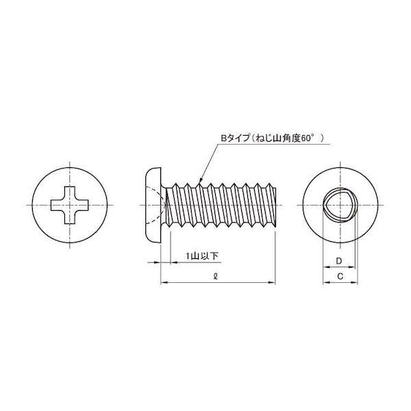 【個人宅配送不可】【個数：5000個】ＳＵＮＣＯ 4942131826875 【5000個入】 直送 代引不可 BC ＃0−3 ＋ Bタイナベ 2．0 X 6．0_1
