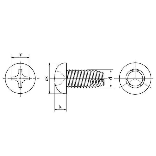 【個人宅配送不可】【個数：2000個】ＳＵＮＣＯ 4942131998084 【2000個入】 直送 代引不可 三価ホワイト デルタイト−3 ナベ 3 X 12