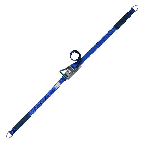 【個数：1個】ａｌｌｓａｆｅ 45132 直送 代引不可 ラチェット式デルタリング仕様 固定1m×調節4m 青 R5DR14_1