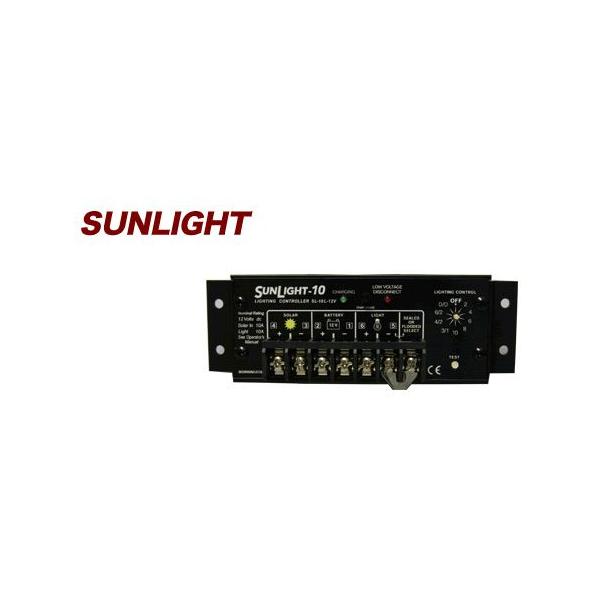 電菱（DENRYO） ［SL-10L-24V］直送 代引不可・他メーカー同梱不可 太陽電池充放電コントローラ　夜間タイマー付 SL10L24V