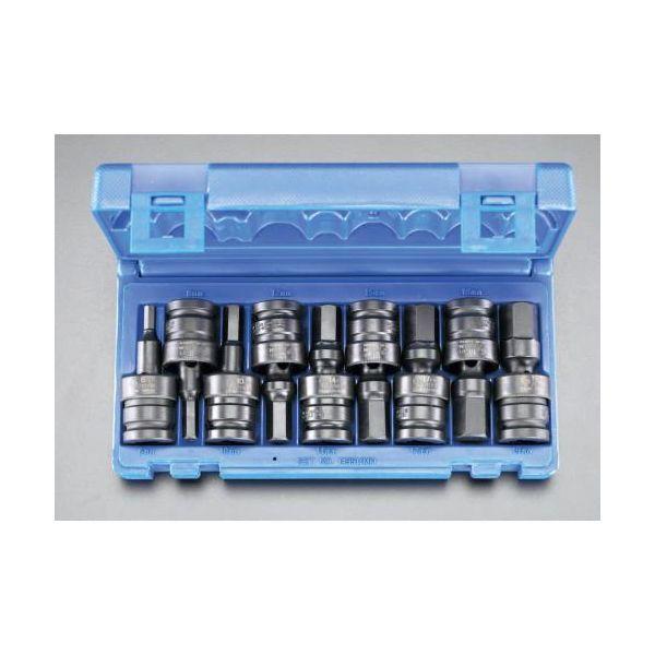 【個人宅配送不可】直送 代引不可 エスコ EA164DV-23  1/2sqINHEXユニバーサルソケット/メトリック EA164DV23【キャンセル不可】