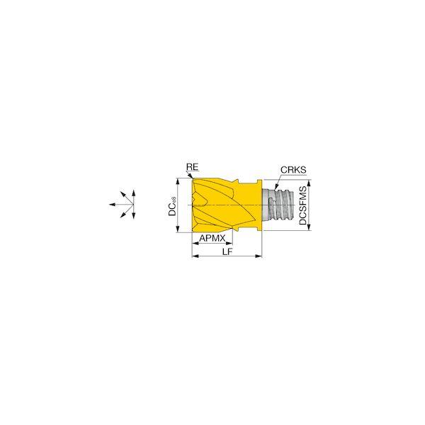 タンガロイ VEE080L05.0R00-04S05:AH725 【2個入】 直送 代引不可 VED／VEE−04 VEE080L05.0R0004S05:AH725