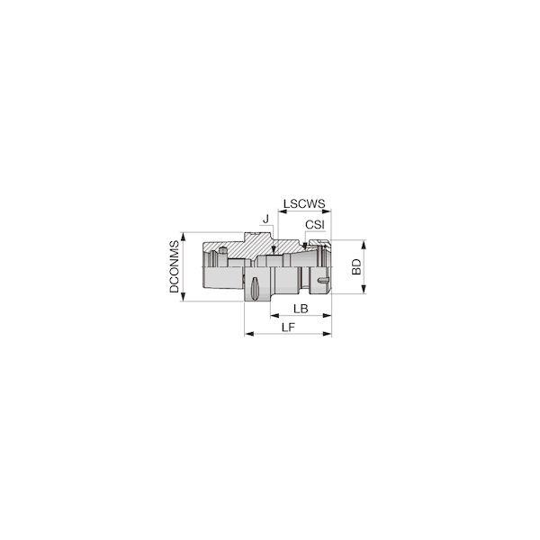 【個数：1個】タンガロイ C6ER16X160 直送 代引不可 C−ER collet chuck_1