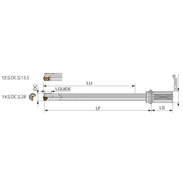 【個数：1個】タンガロイ MCTR12.70XU25.4-25 直送 代引不可 MCTR L／D＝25 MCTR12.70XU25.425_1