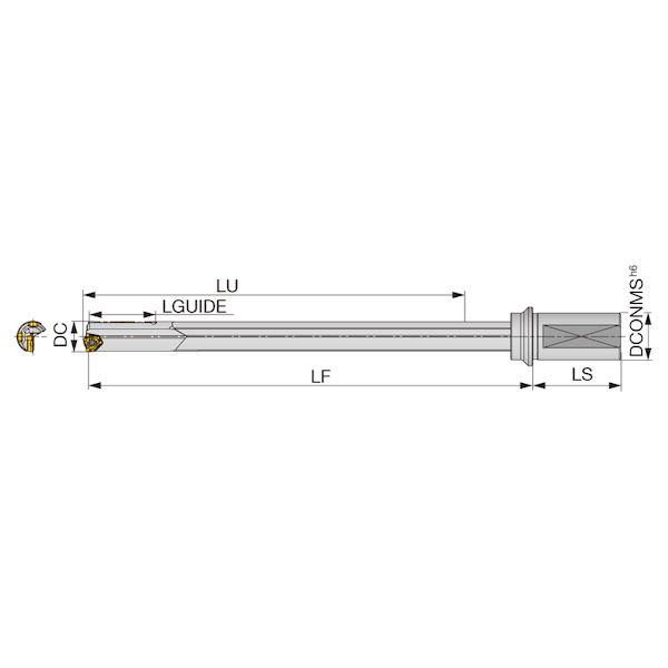 【個数：1個】タンガロイ MCTRCH18.00XM25A-25 直送 代引不可 MCTRCH L／D＝25 MCTRCH18.00XM25A25_1