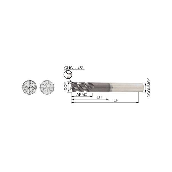 タンガロイ TECR100B4X-15/40W10-80:AH725 直送 代引不可 TECR−B4，5X TECR100B4X15/40W1080:AH725_1