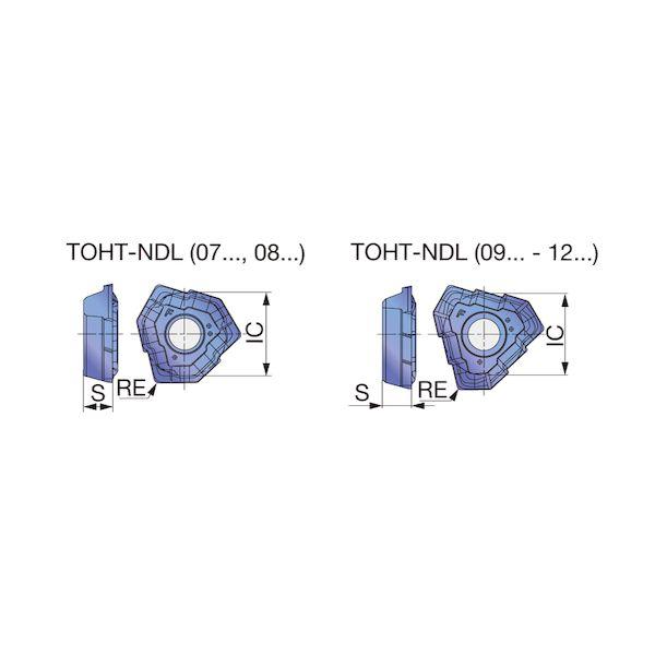 タンガロイ TOHT100305R-NDL:AH725 【10個入】 直送 代引不可 TOHT−NDL TOHT100305RNDL:AH725_1