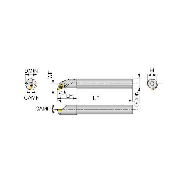 【個数：1個】タンガロイ A12M-SDQPR07-D150-P 直送 代引不可 A／E−SDQPR／L A12MSDQPR07D150P_1