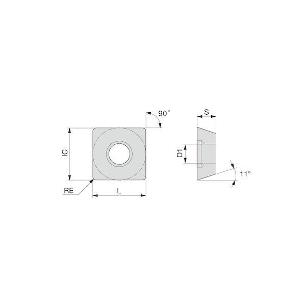 【個数：10個】タンガロイ SPMT090308-PS:T9215 【10個入】 直送 代引不可 SPMT−PS SPMT090308PS:T9215_1