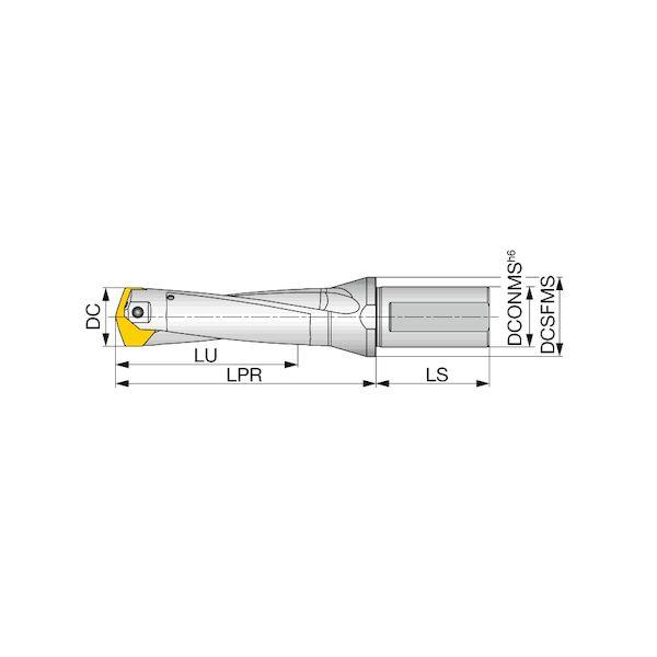 【個数：1個】タンガロイ TIS220F25-3 直送 代引不可 TIS L／D＝3 TIS220F253_1