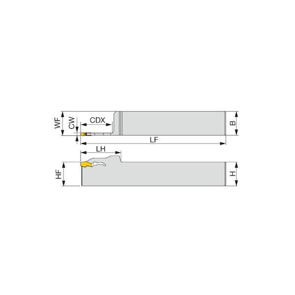 【個数：1個】タンガロイ QSER2525-4T33 直送 代引不可 QSER／L QSER25254T33_1