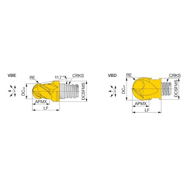 タンガロイ VBD100L07.0-BG-04S06:AH715 【2個入】 直送 代引不可 VBD／VBE−BG VBD100L07.0BG04S06:AH715_1